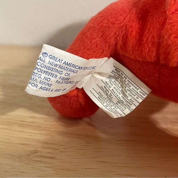 Great American Toy Co. Dozer Red Bulldog Plush 8” - Picture 7 of 8